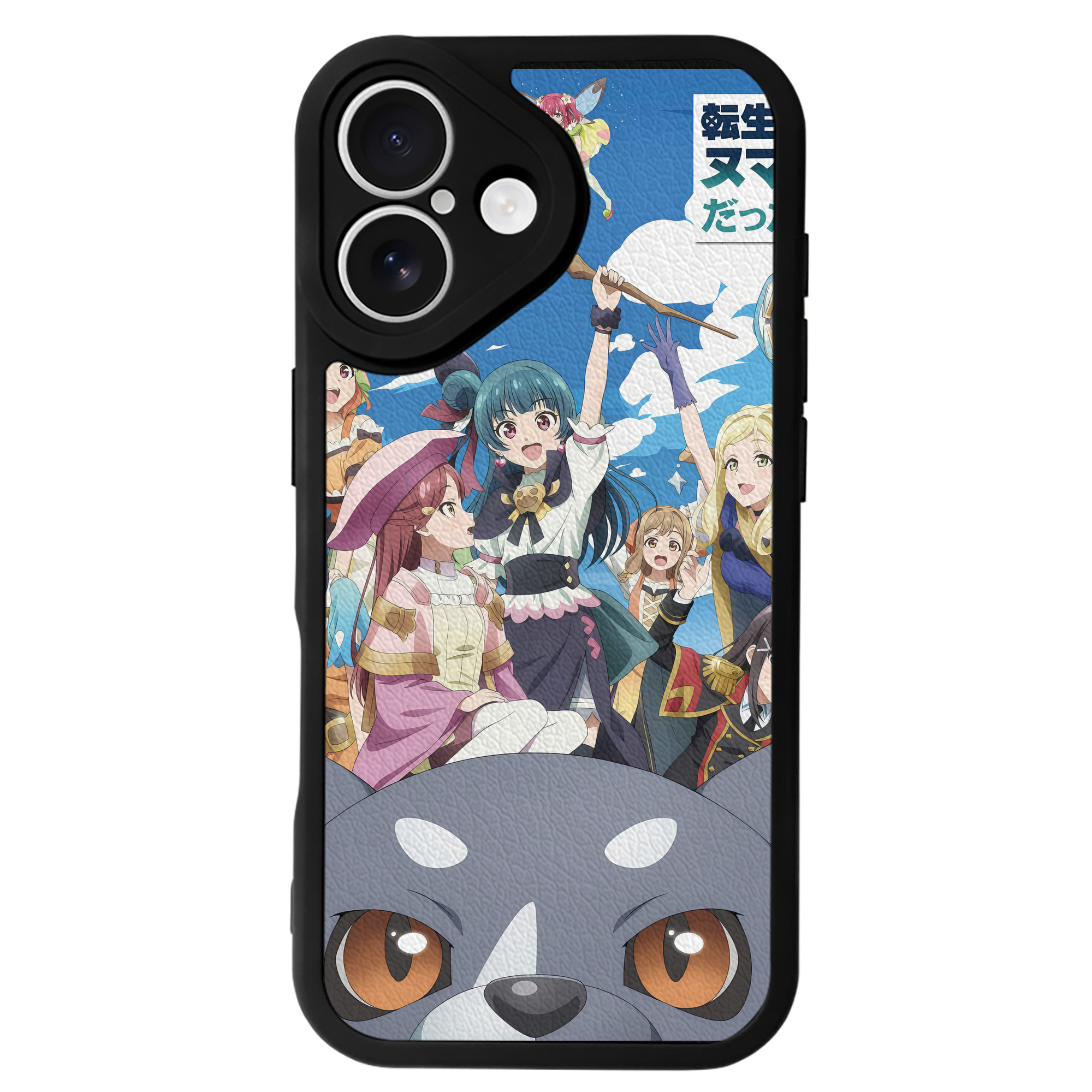 （画像用） 転スラ Regarding Reincarnated to Slime 【iPhone 16シリーズ対応】シリコンスマホケース（レザー調） 材質：シリコン